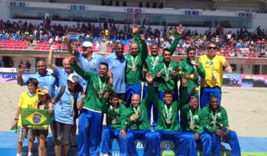 Brasil é tricampeão dos Jogos Sul-Americanos de Praia