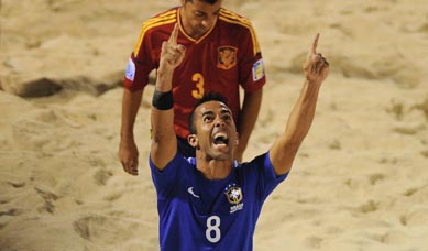 Bruno Xavier integra Seleção Brasileira de Beach Soccer na Copa Intercontinental em Dubai