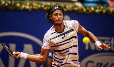 Feijão conta com apoio da torcida e quadra coberta no ATP Challenger Tour Finals