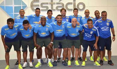 Estácio será a instituição de ensino oficial da Seleção Brasileira de Beach Soccer