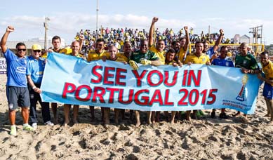 Brasil goleia Equador, decide título e garante vaga para a Copa do Mundo de Beach Soccer