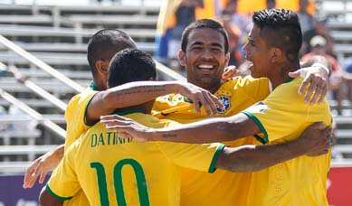 Brasil goleia Venezuela e garante classificação antecipada para as semifinais da Copa Sul-Americana 