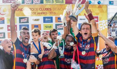 Barcelona vence Vasco da Gama nos pênaltis e conquista título inédito do Mundialito de Clubes de Beach Soccer